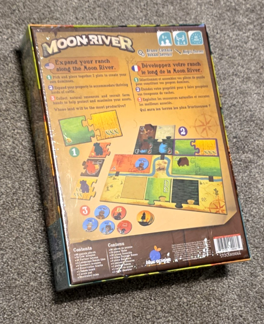 Moon River Board Game -Kingdomino Game System-Blue Orange NEW Sealed Unopened