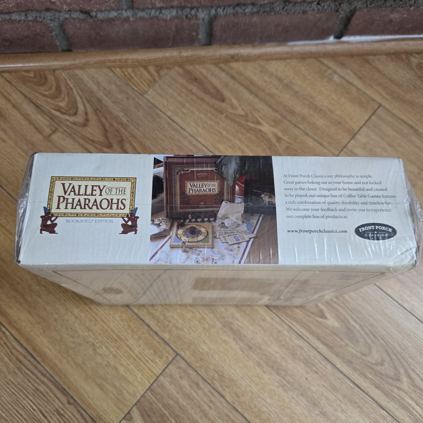 SEALED: Valley Of The Pharaohs Bookshelf Edition Front Porch Classics Wood Box