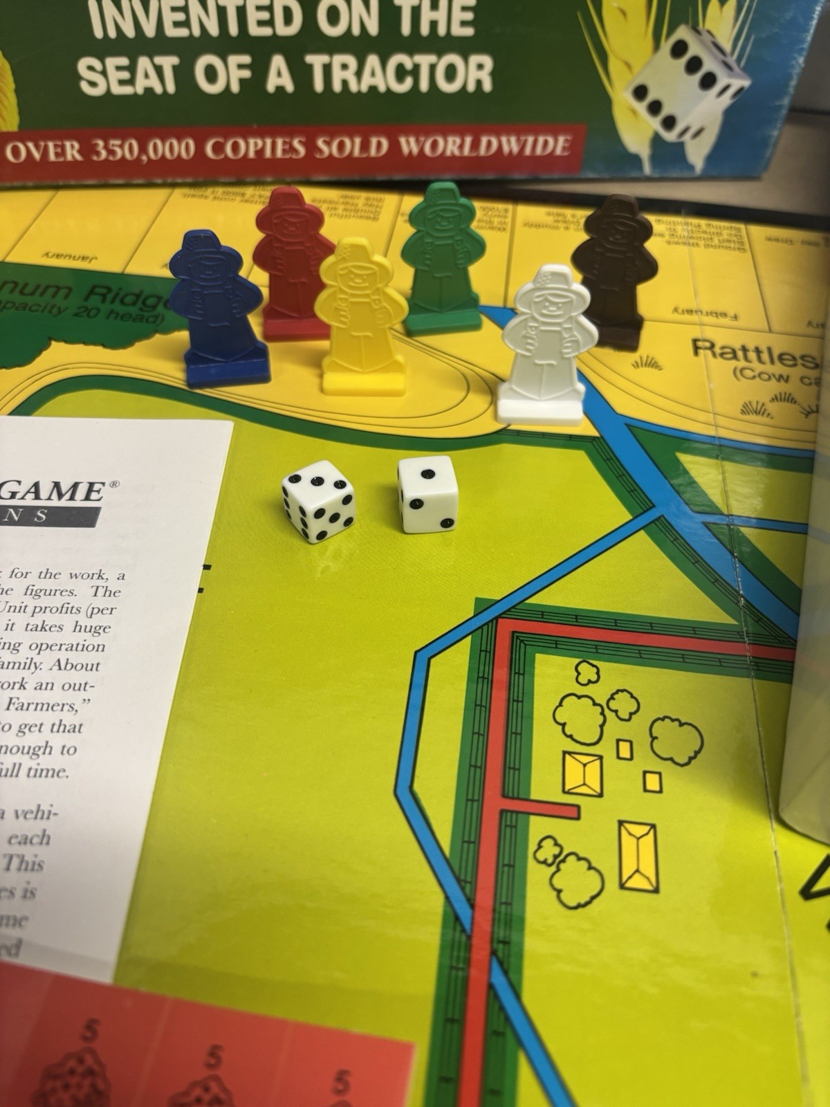 Vintage The Farming Game, Harvest the Fun! By Weekend Farmer Board Game Complete