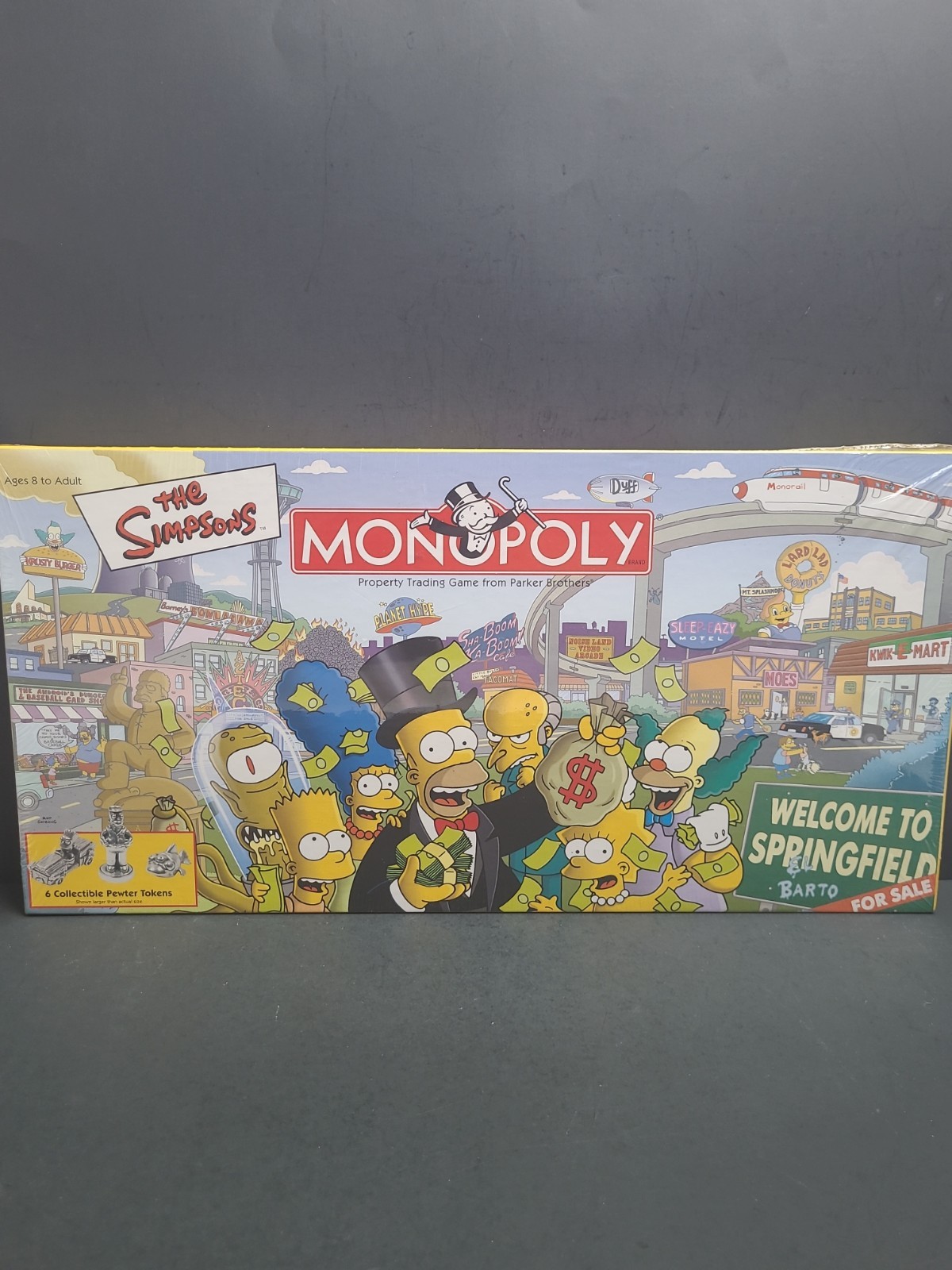 2001 Monopoly – The Simpsons Edition – NEW Factory Sealed