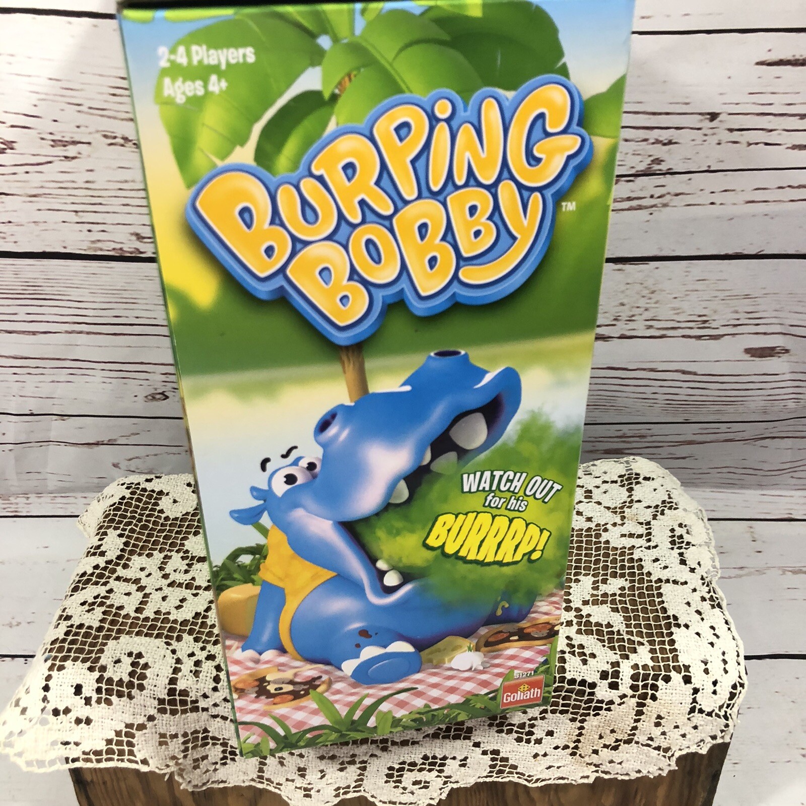 Burping Bobby Hippo by Goliath Game Toys Family Fun Night 2-4 Players New