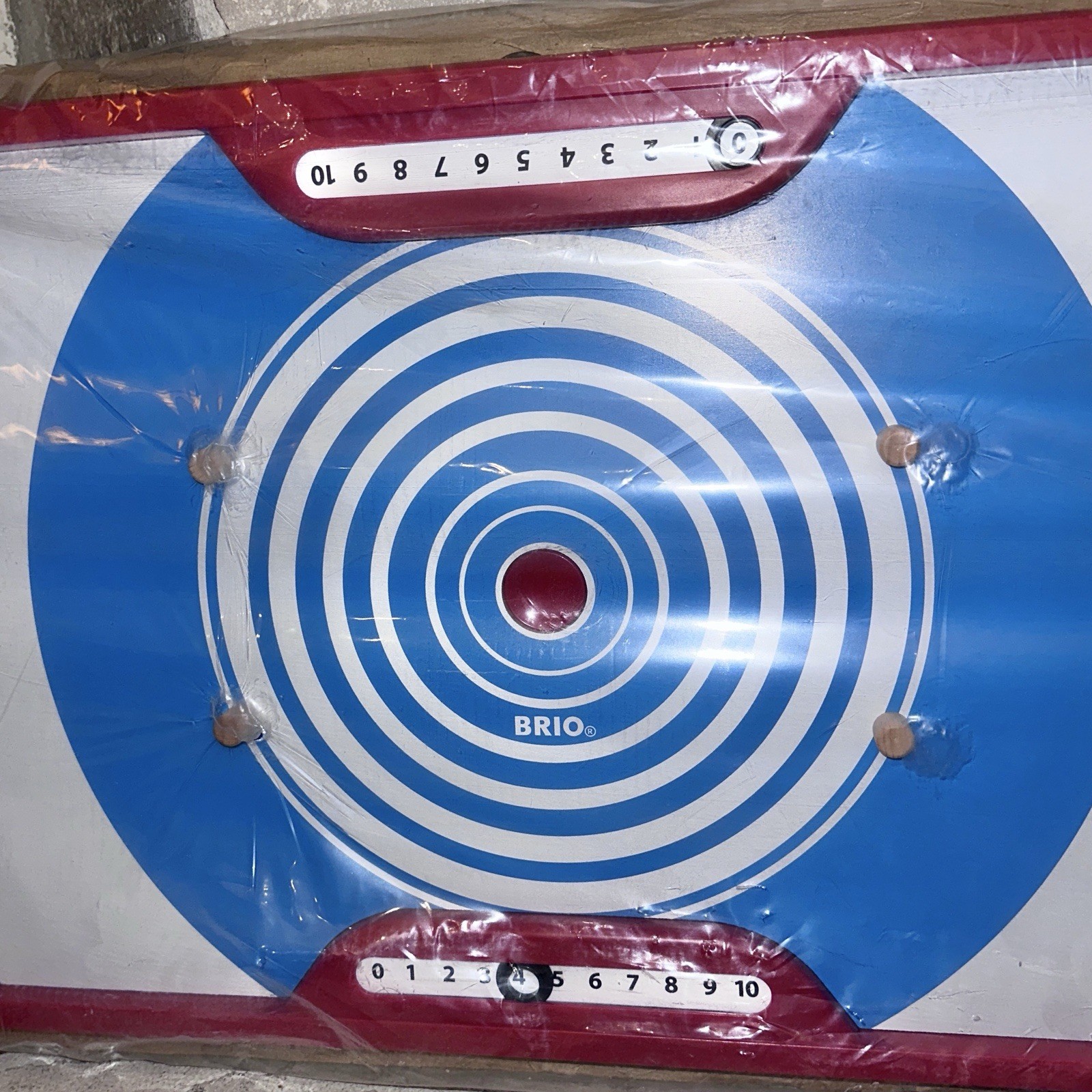 New Brio Shuffleshot Tabletop Shuffleboard Game Board Only No Discs 27x15x3