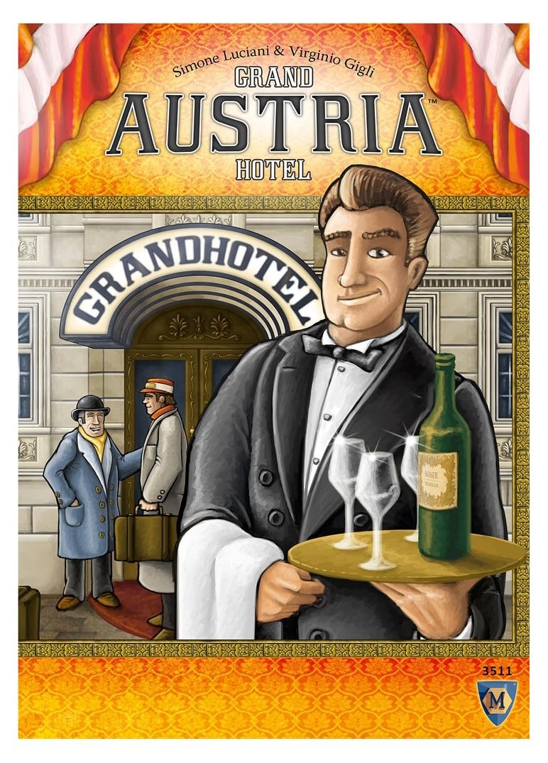 Lookout Games Grand Austria Hotel Board Drafting Strategy For Adults And 12 2-4