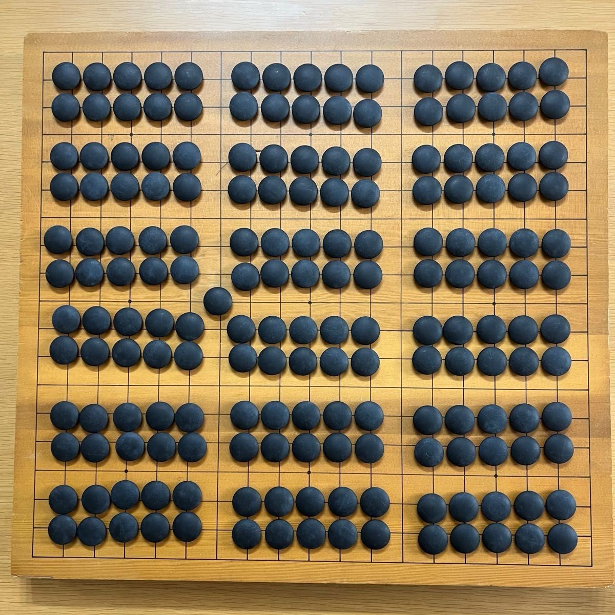 Go Stones Clam Shell 180 Black 181 & Go Bowl Set Japan Vintage [No Go Board]