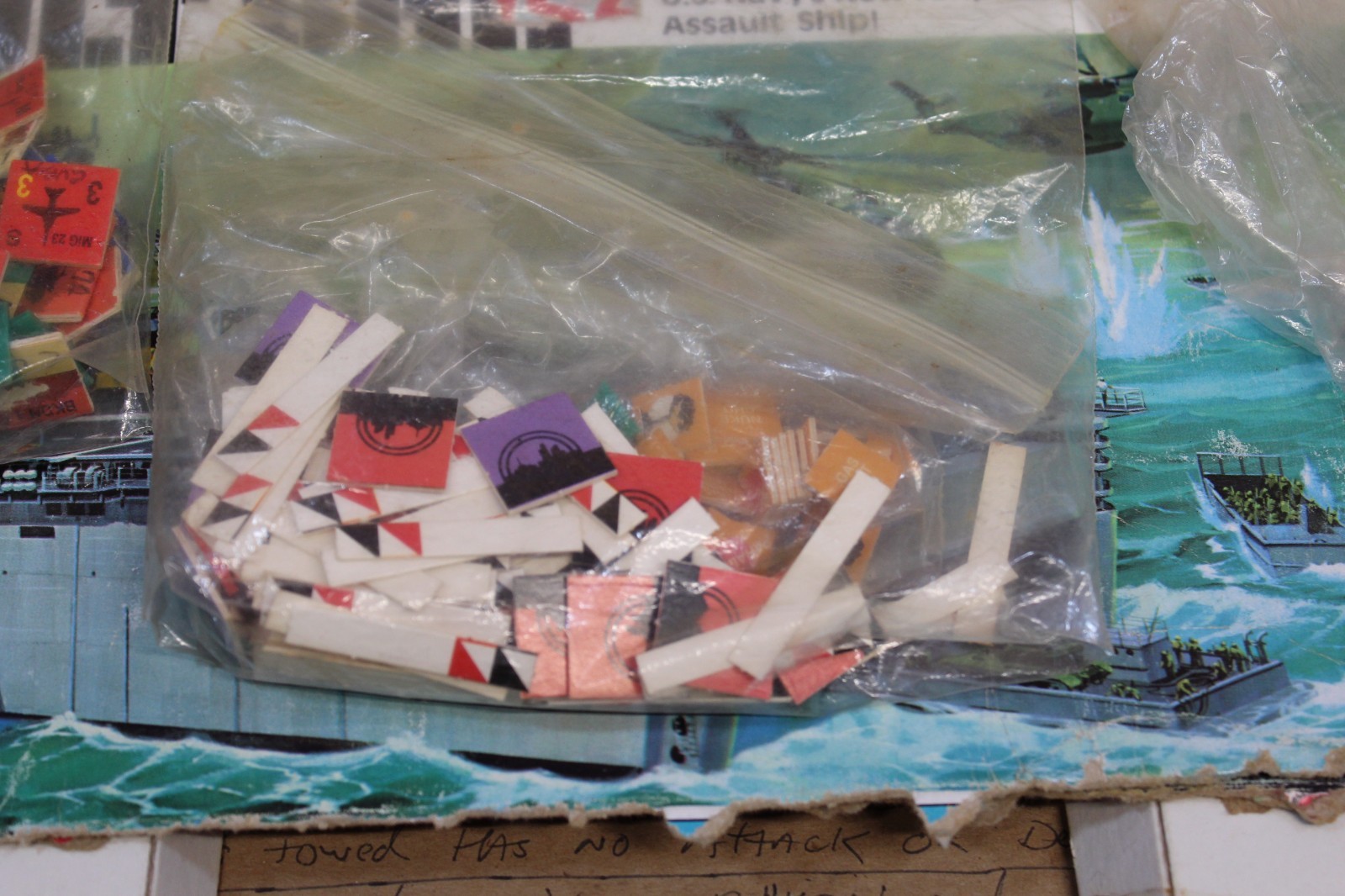 VTG TSR Red Storm Rising War Strategy Board Game 1989 PARTS ONLY Model Box Cover
