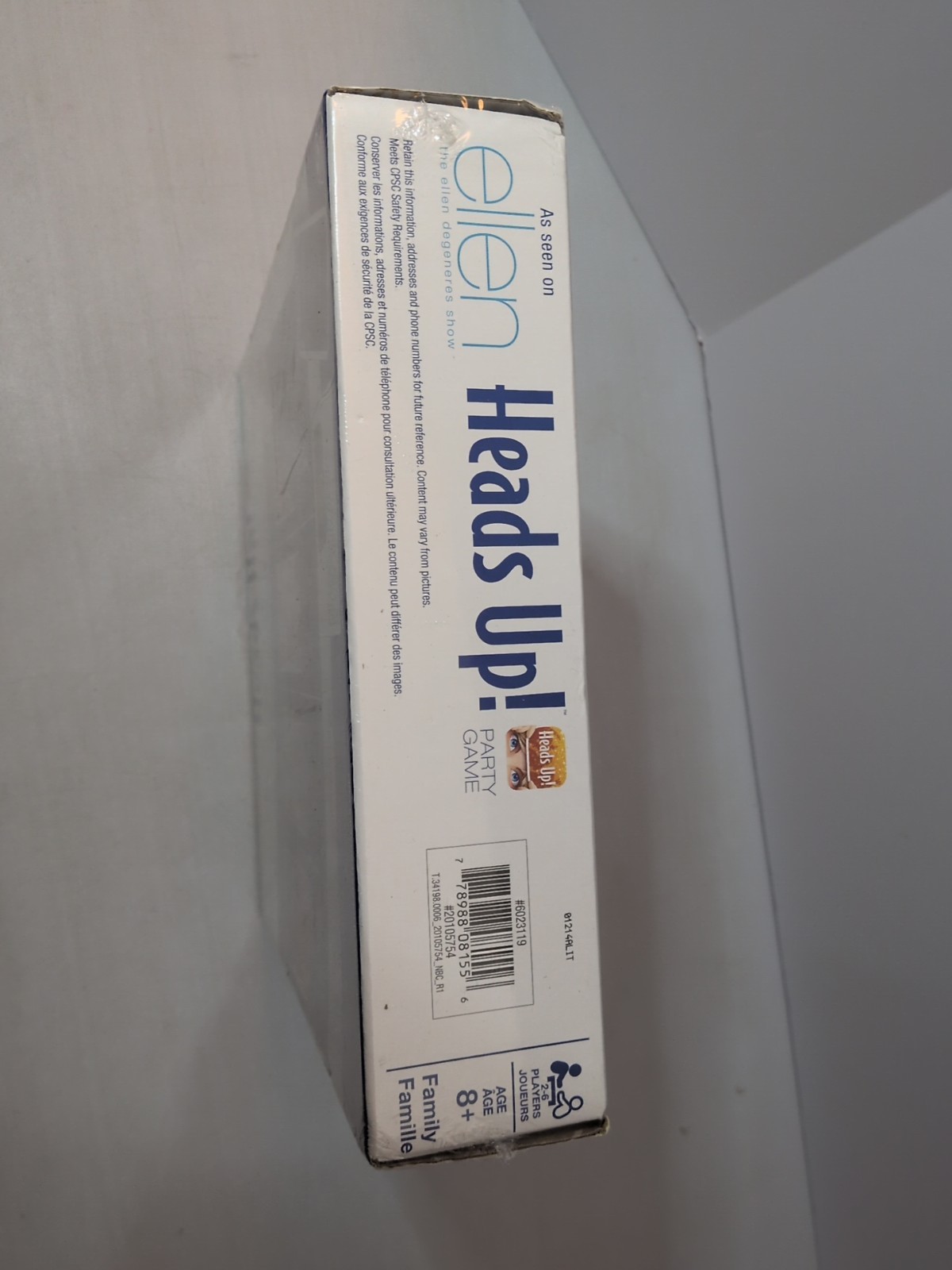 Heads Up! Party Game 3rd Edition NEW SEALED As Seen on Ellen Spinmaster