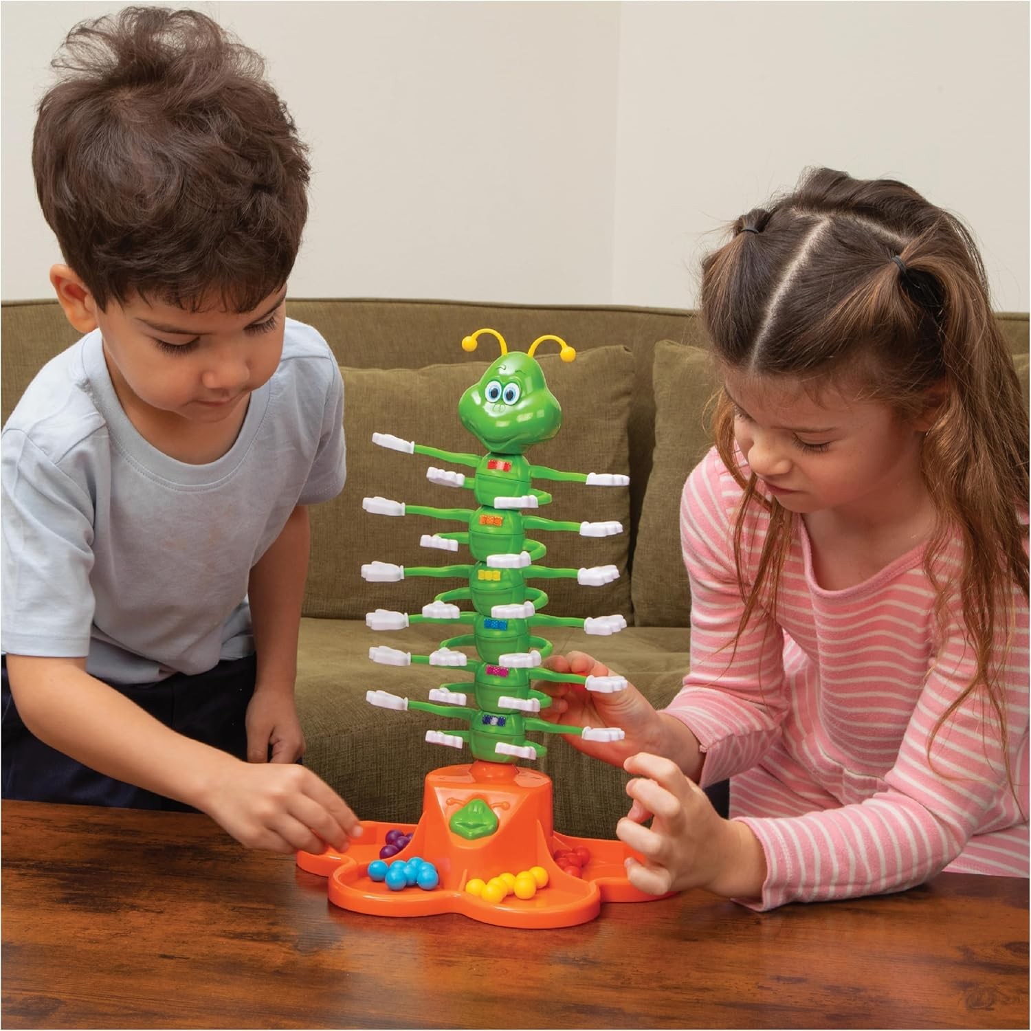 Giggle Wiggle: The Musical Caterpillar Marble Game for Kids Aged 4+, 2-4 Players