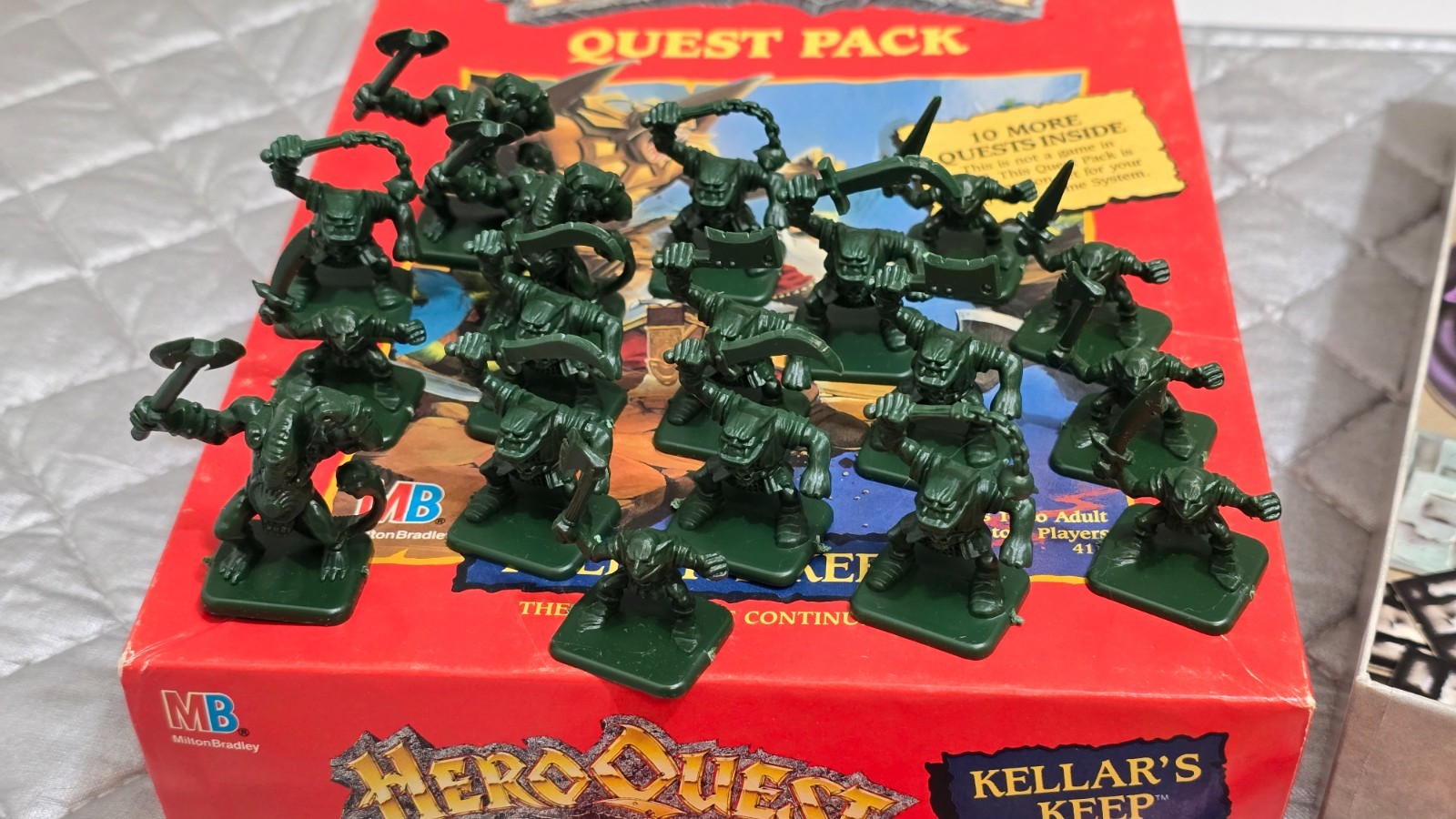 Vintage Hero Quest – Quest Pack – Kellars Keep – 1991 MB Complete and Nice!