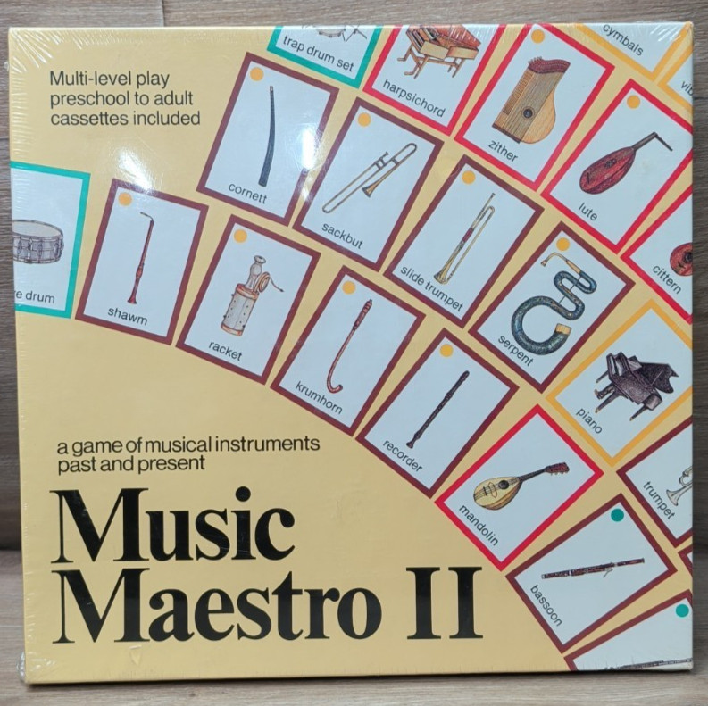 MUSIC MAESTRO II Board Game Musical Instruments Past Present Aristoplay SEALED