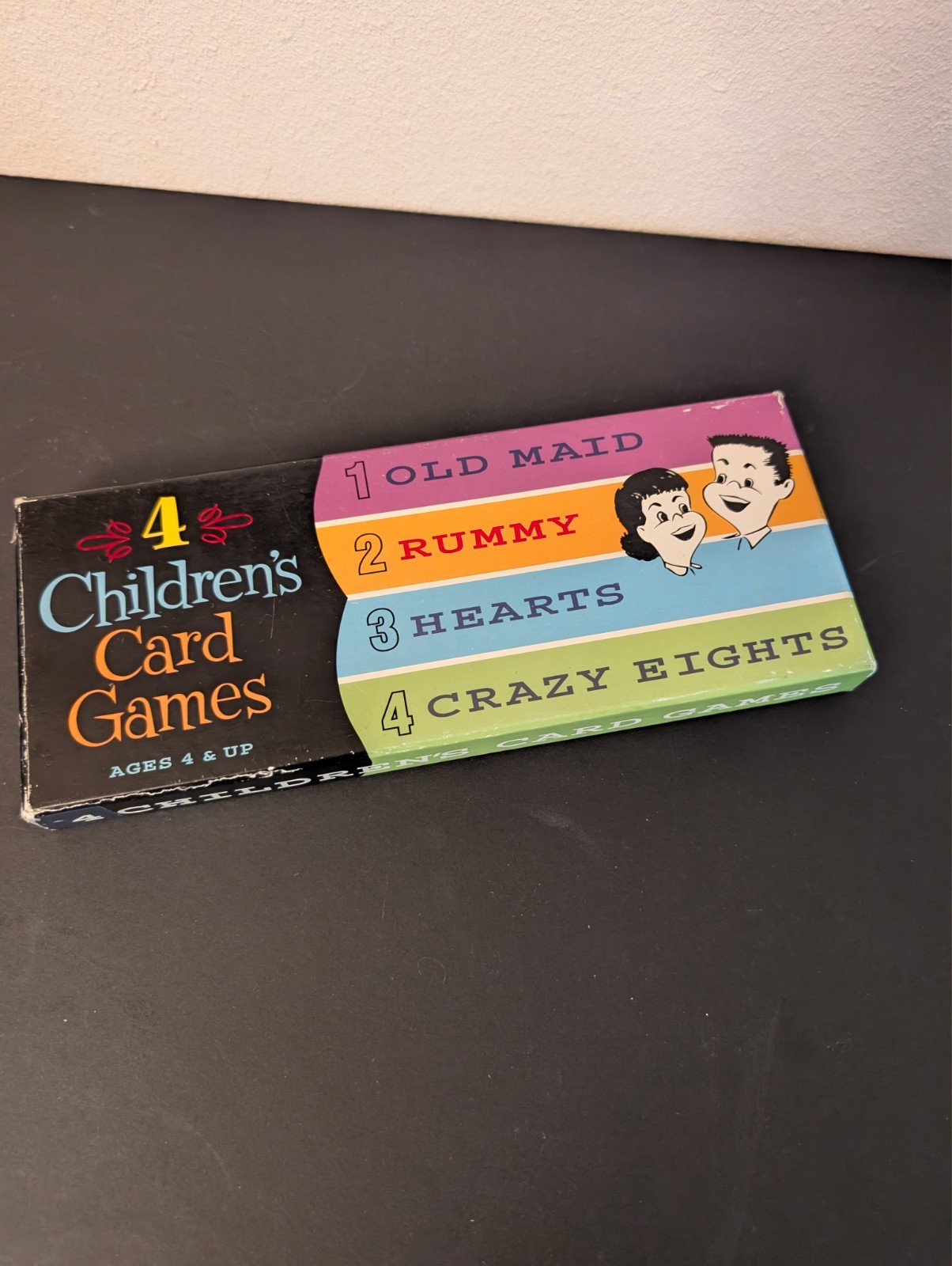 4 CHILDREN’S CARD GAMES. 2002 BINARY ARTS. EASY FUN FOR TRIPS. AGES 4 AND UP