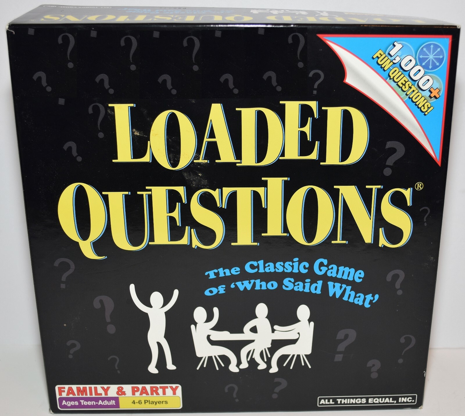Loaded Questions: 4 – 6 Players Board Game by All Things Equal, Inc.