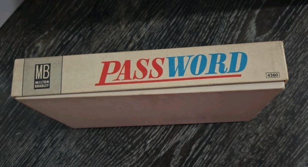 ORIGINAL Vintage 1962 Milton Bradley Password Board Game Complete! Volume 2 4260
