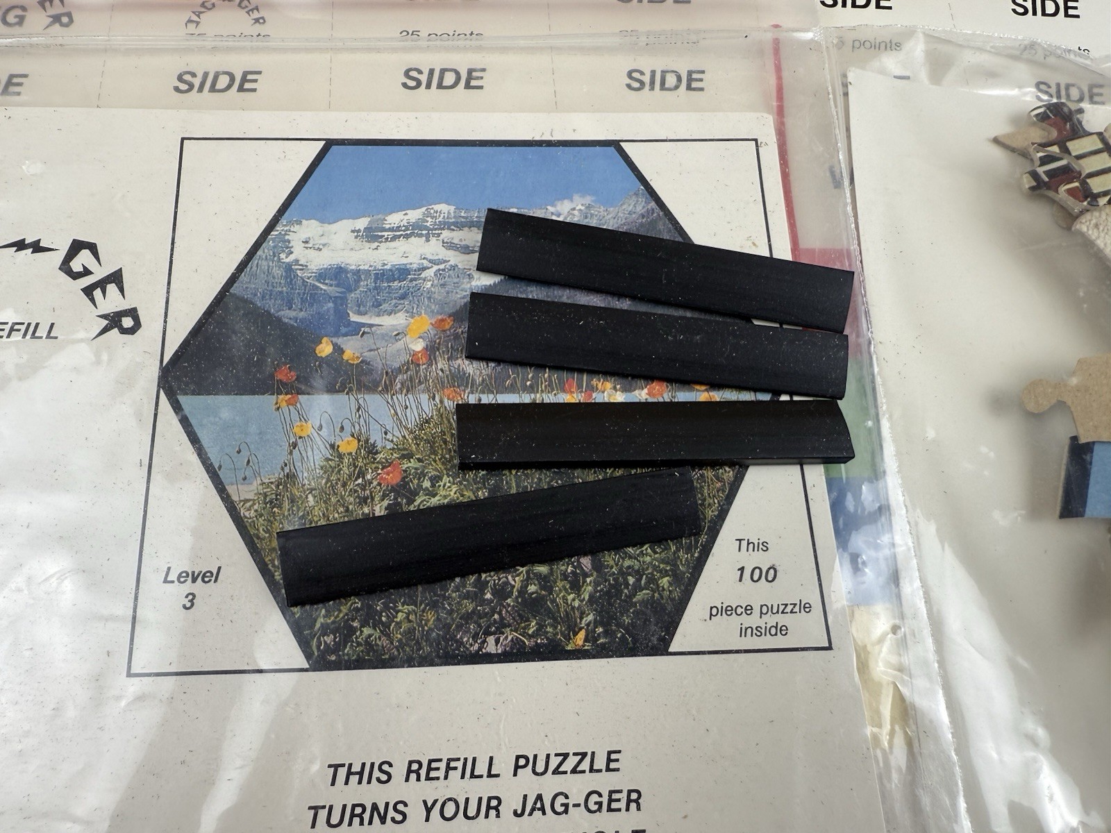 Vintage Jagger Strategy Jigsaw Puzzle Competition Board Game Paraphrase 1985