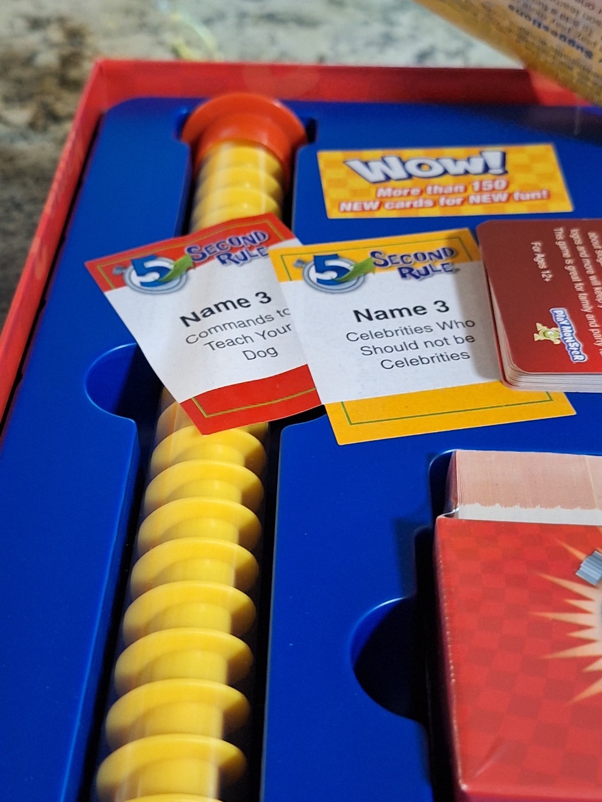 5 Second Rule Game ” Just Spit It Out” Fun Entertainment by Play Monster NEW