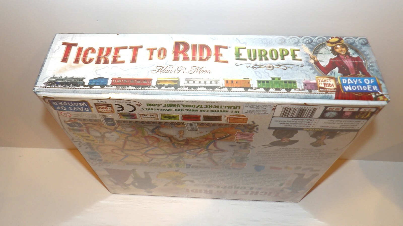 WONDERFUL SEALED DAYS OF WONDER TICKET TO RIDE EUROPE ALAN R MOON BOARD GAME