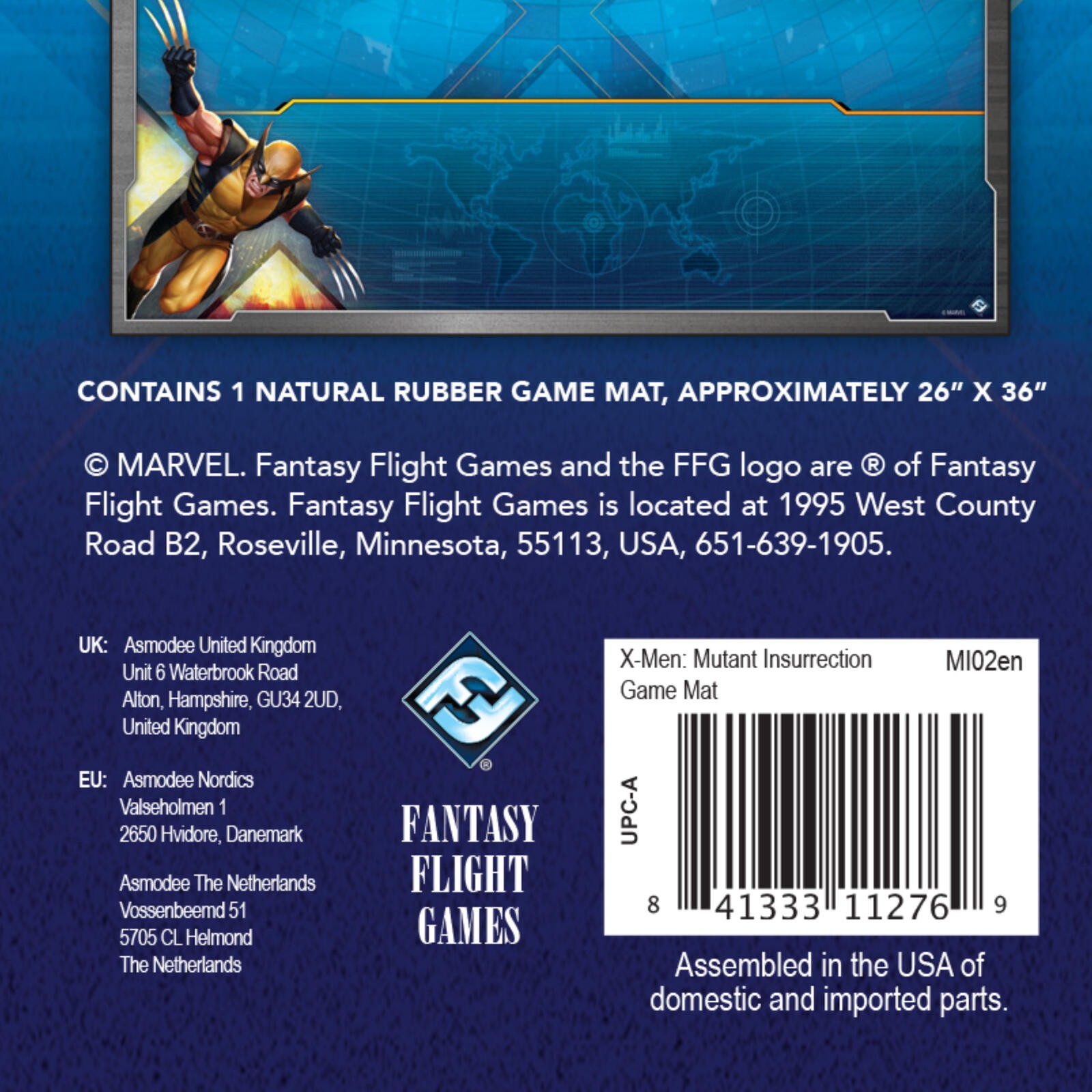 Marvel X-Men Mutant Insurrection: Game Mat
