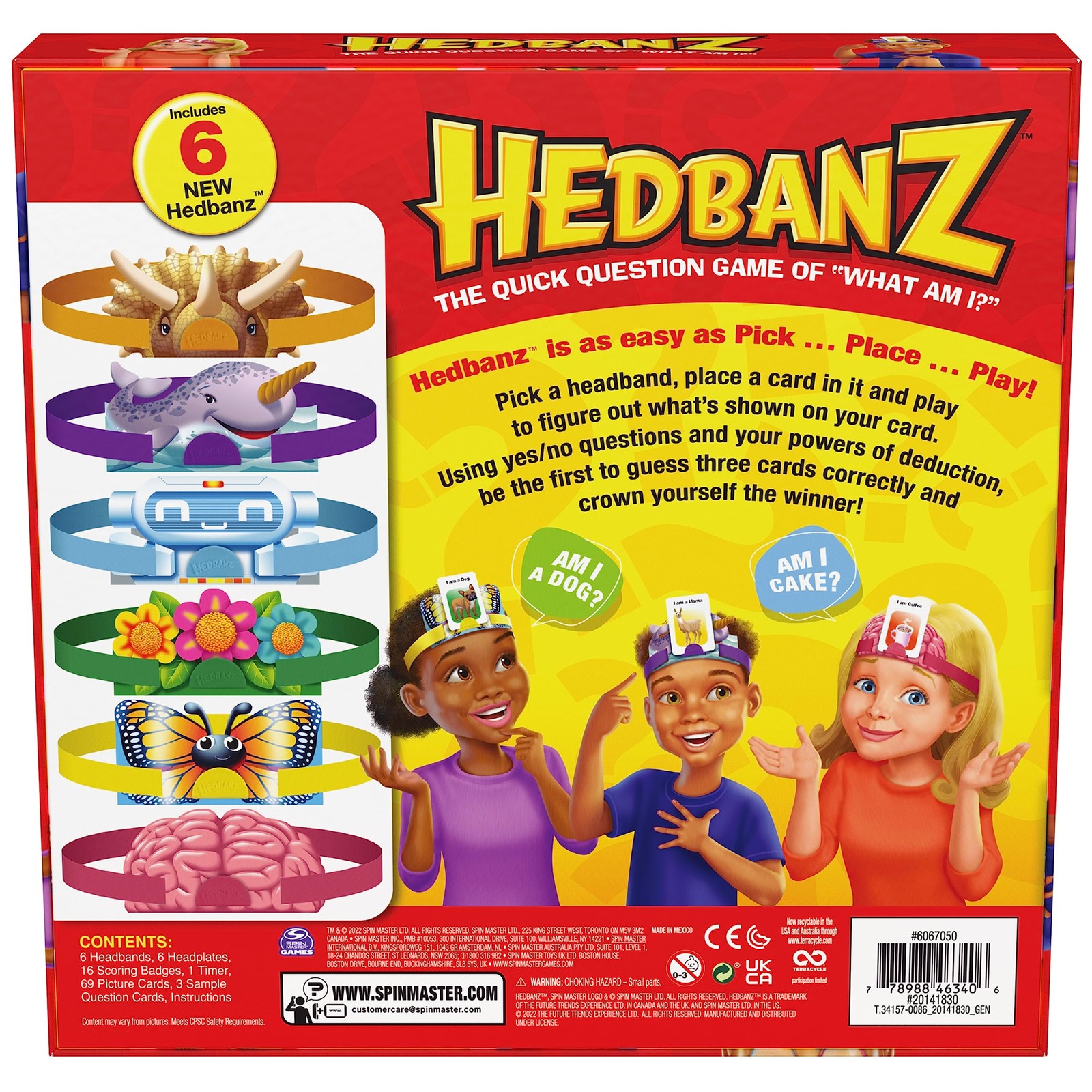 , Hedbanz 2023 Edition with New Cards, Picture Guessing Board Game, for Famil…