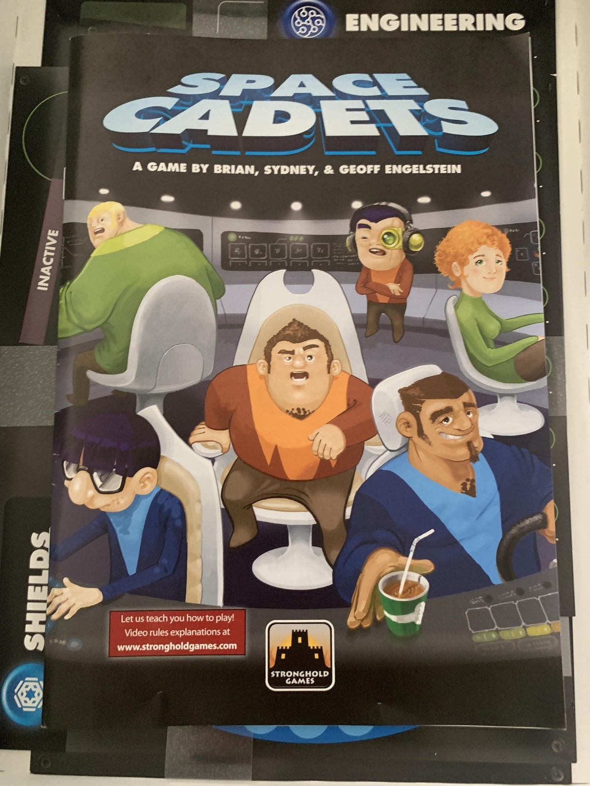 Space Cadets Stronghold Games Board Game 2012 Family Co-op 3-6 Players COMPLETE