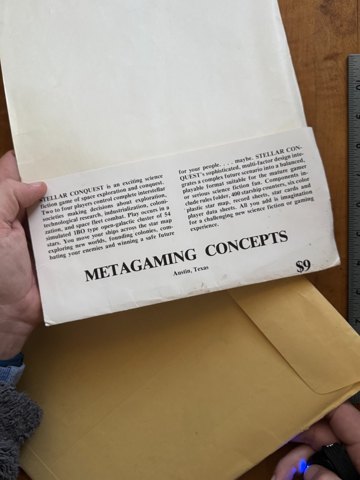 Avalon Hill & MGC – Stellar Conquest 1975 Large Format Edition No Counters