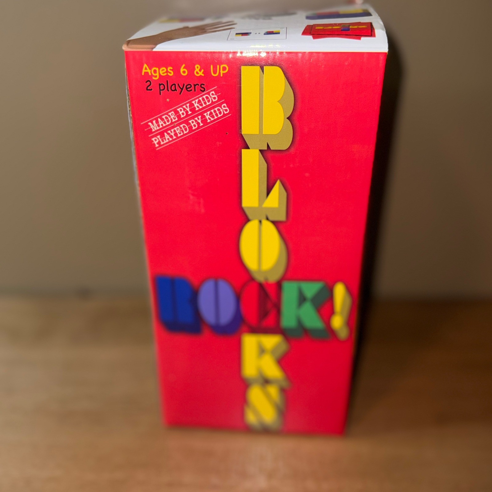 Blocks Rock Competitive STEM Educational Strategy Game Ages 6+ 2 Players Red Box