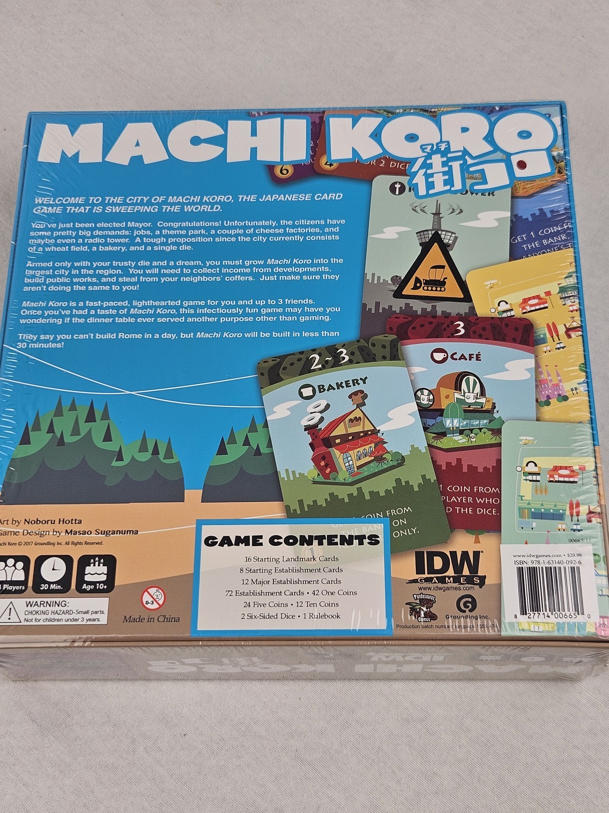 Machi Koro Board Game IDW Pandasaurus Games New Sealed 2-4 Players