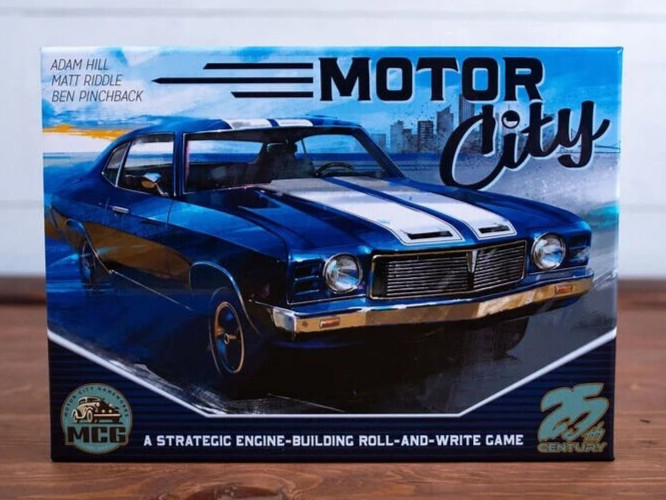 🎲🚗 NIS – Motor City – ROLL N WRITE Automotive Empire Game 🚗🎲