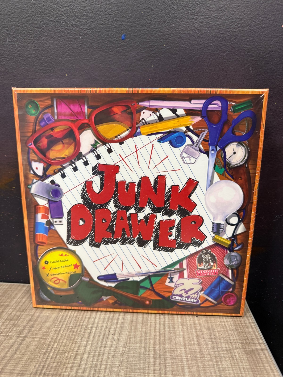 *BRAND NEW IN SHRINK WRAP, FREE US SHIPPING* Junk Drawer board game