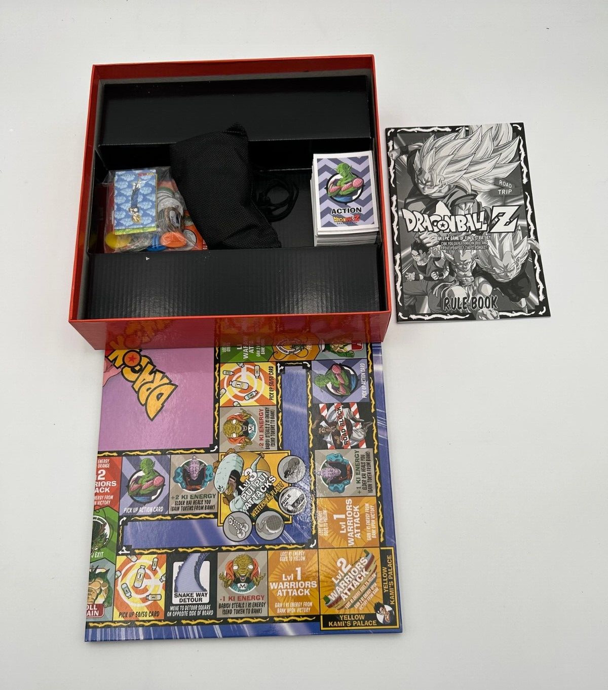 Dragon Ball Z Road Trip Board Game 2-4 Players Anime Manga Aquarius Complete