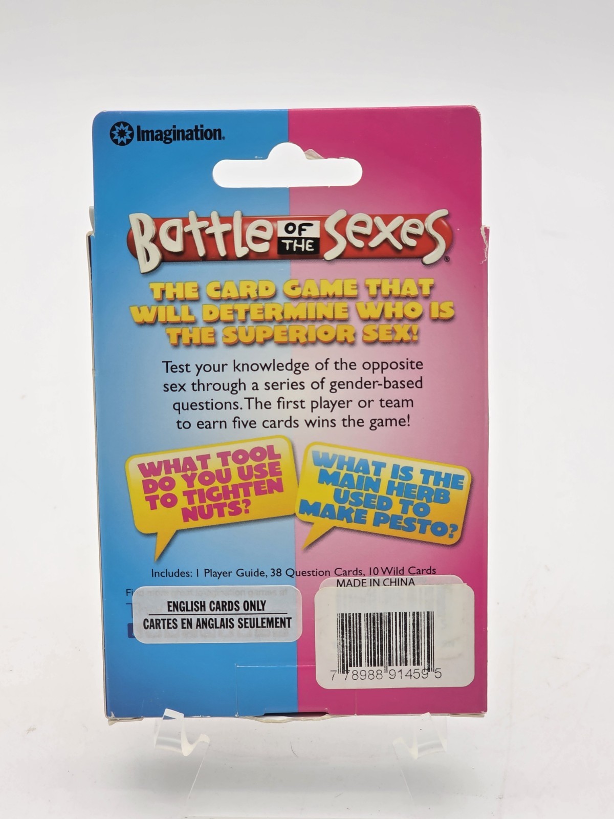 2009 Battle Of The Sexes Card Game by Imagination Complete
