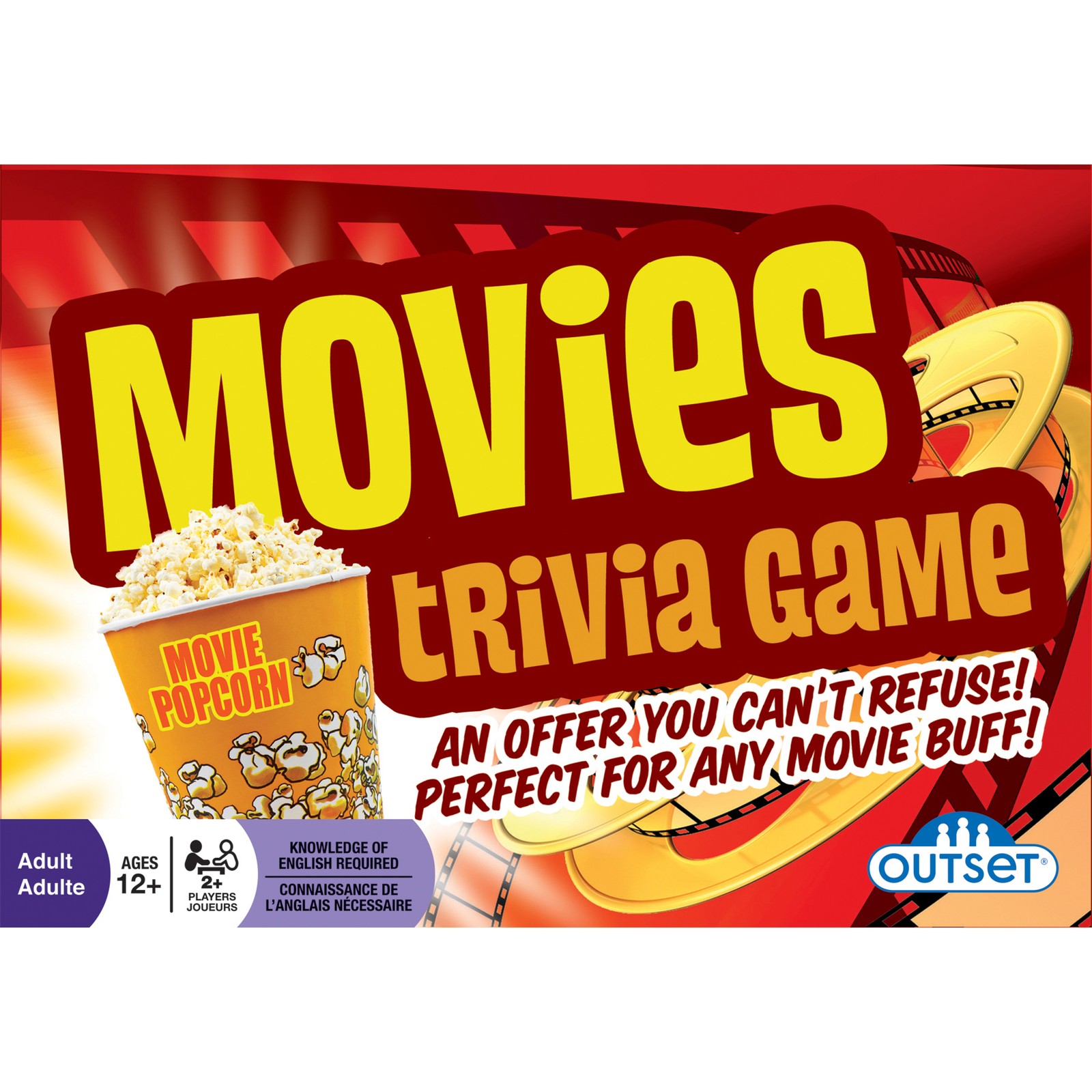 Outset Media: Movies Trivia Game, Ages 12+, 2 or More Players