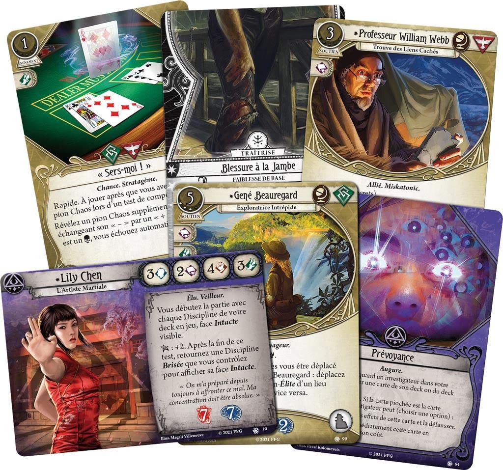 Horror à Arkham JCE – Confins de la Erde – Investigators Expansion, Multifa…