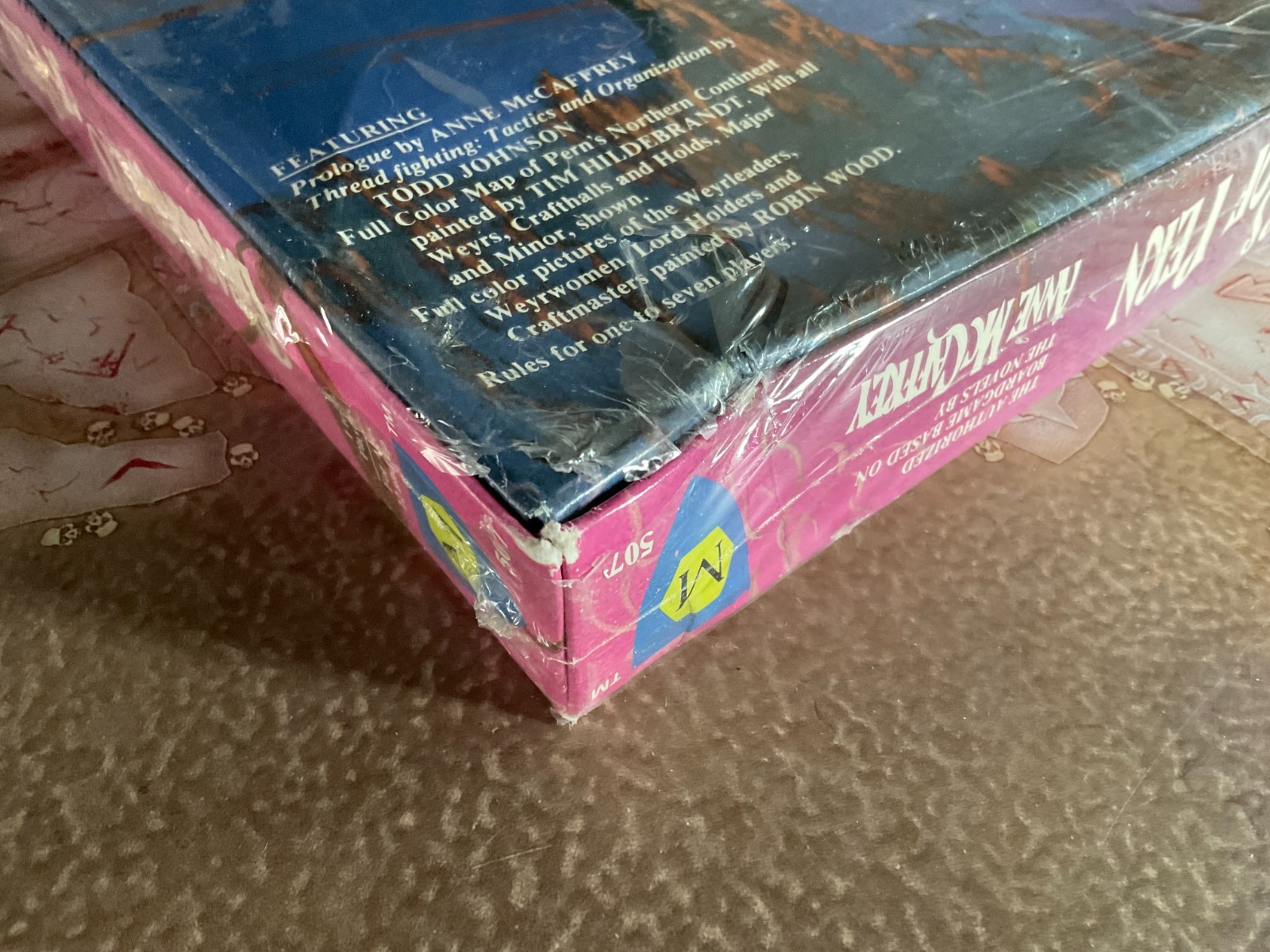 Mayfair Games Dragonriders of Pern Board Game in shrink box damaged MGI