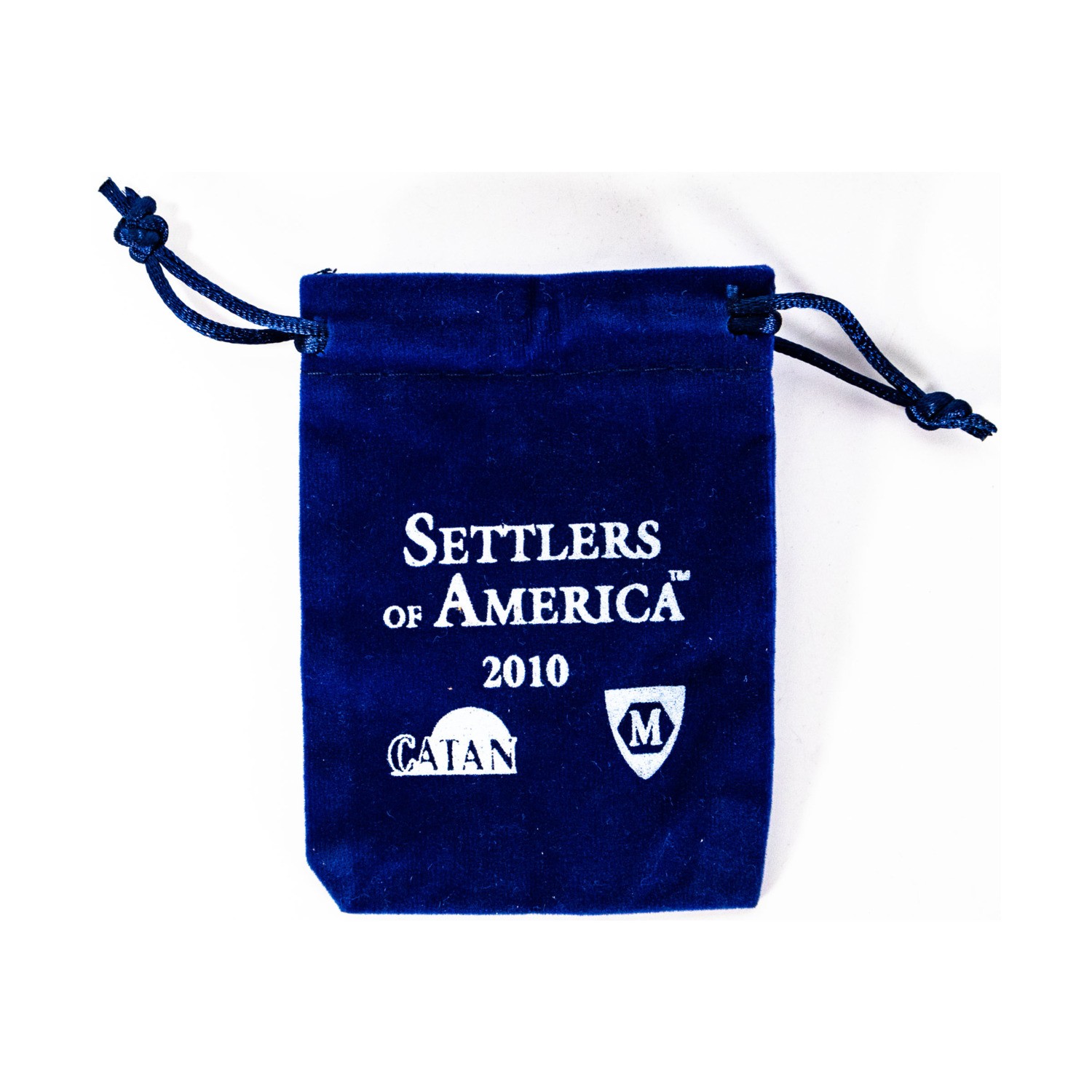 Mayfair Catan Series Games Settlers of America Dice Bag – Blue NM