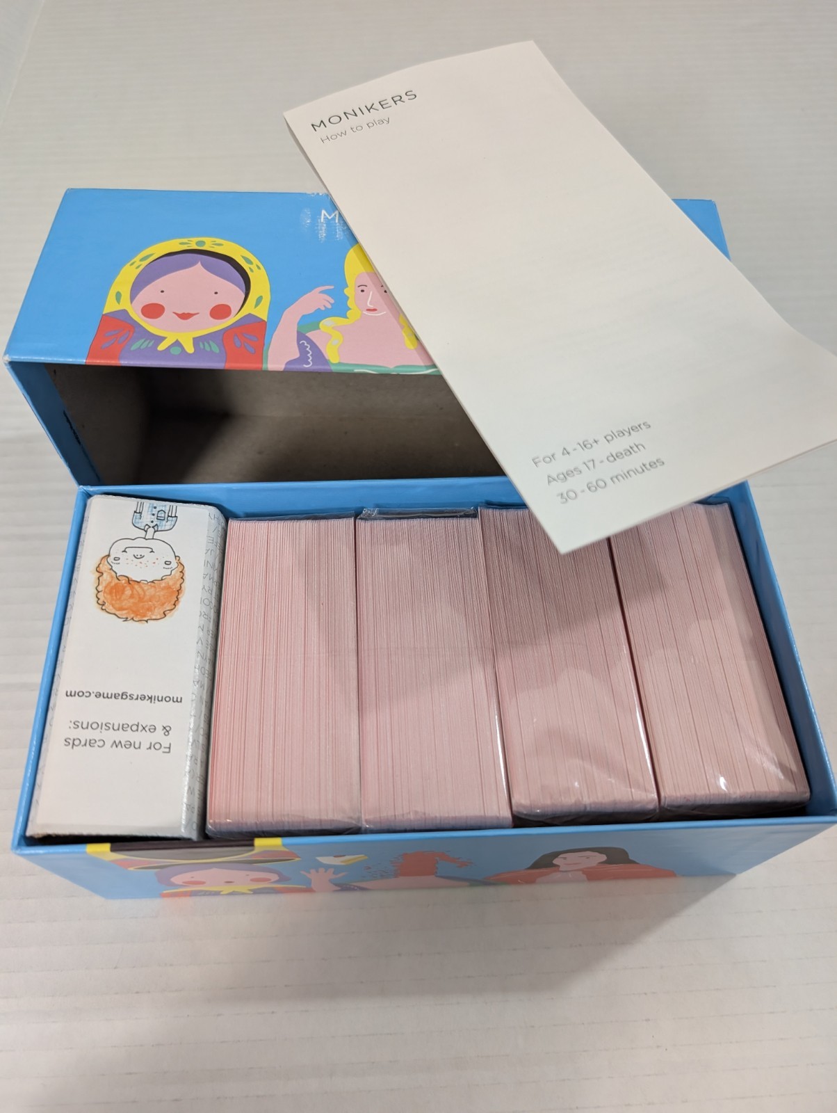NEW-MONIKERS: A Dumb Party Game That Respects Yr Intelligence Like Charades