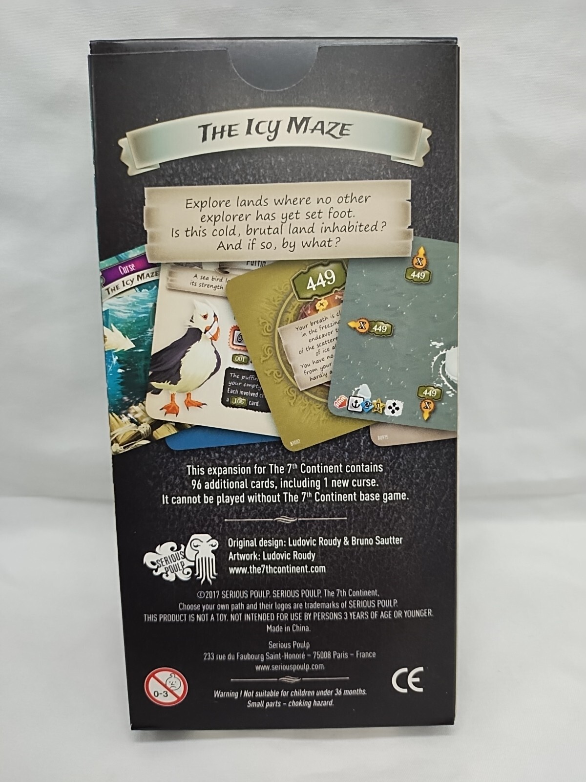 The 7th Continent The Icy Maze Board Game Expansion Complete