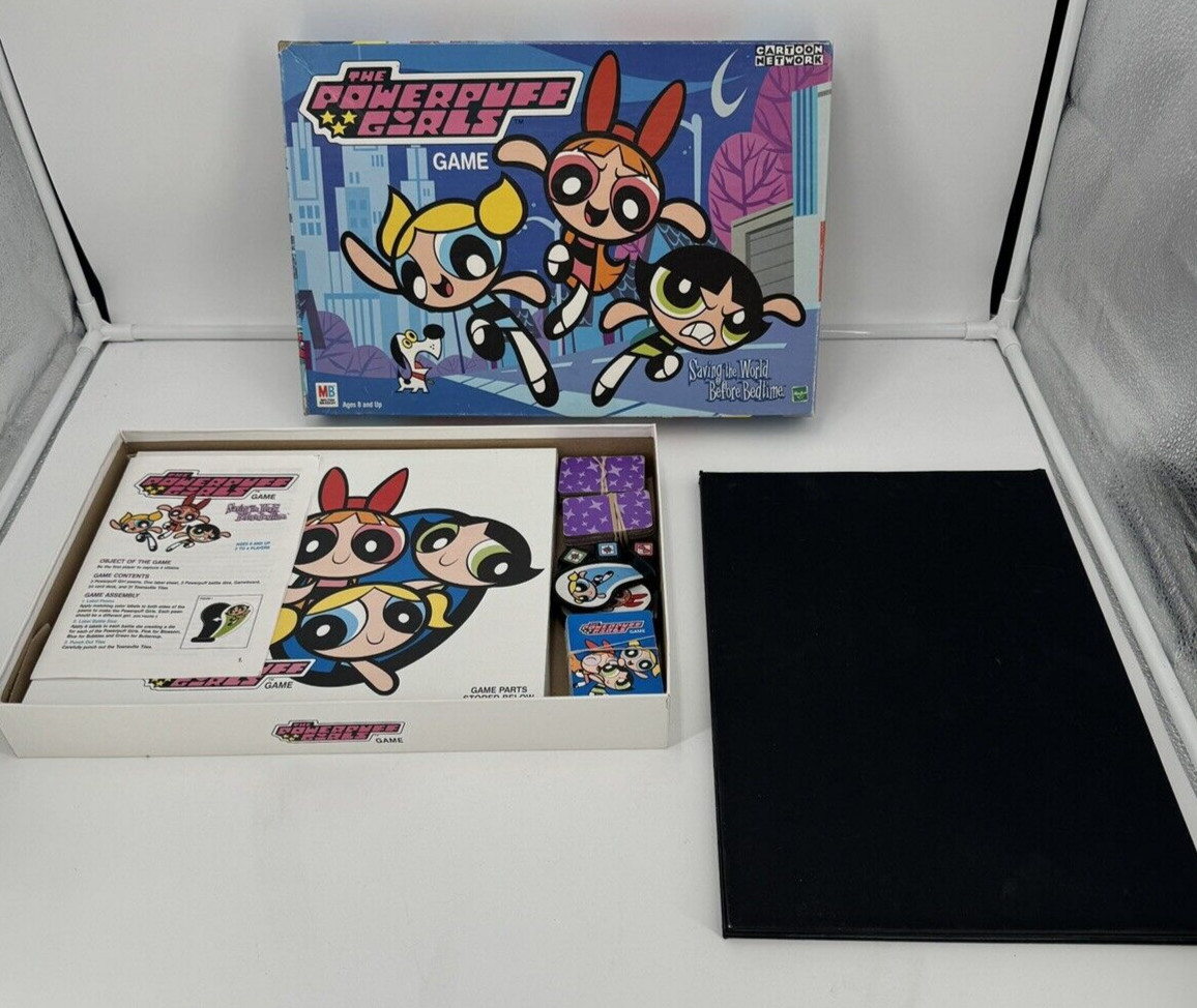VINTAGE The Powerpuff Girls Game Milton Bradley 2000 Cartoon Network