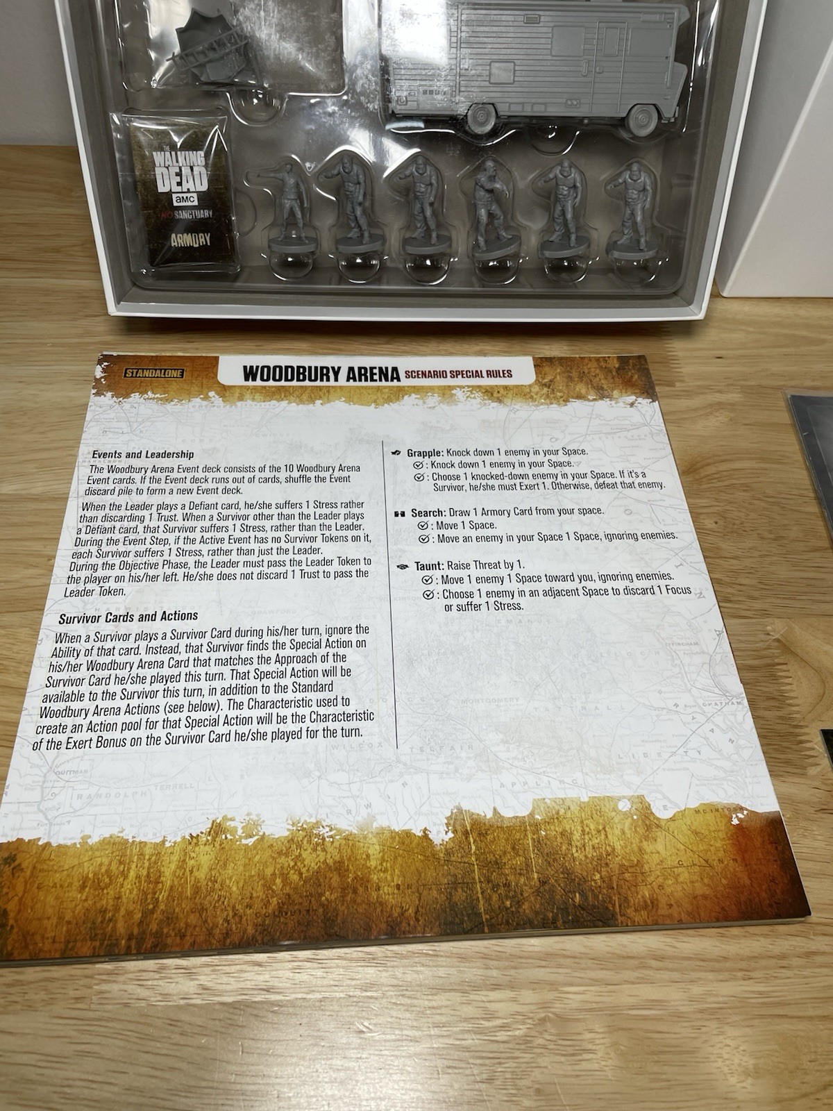 AMC The Walking Dead Board Game Expansion Set 2017070021800 BRAND NEW Opened Box