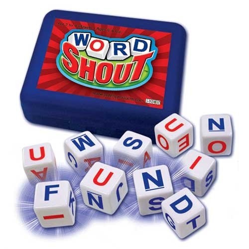 Patch Products Word Shout travel dice Game VG+ w/instructions