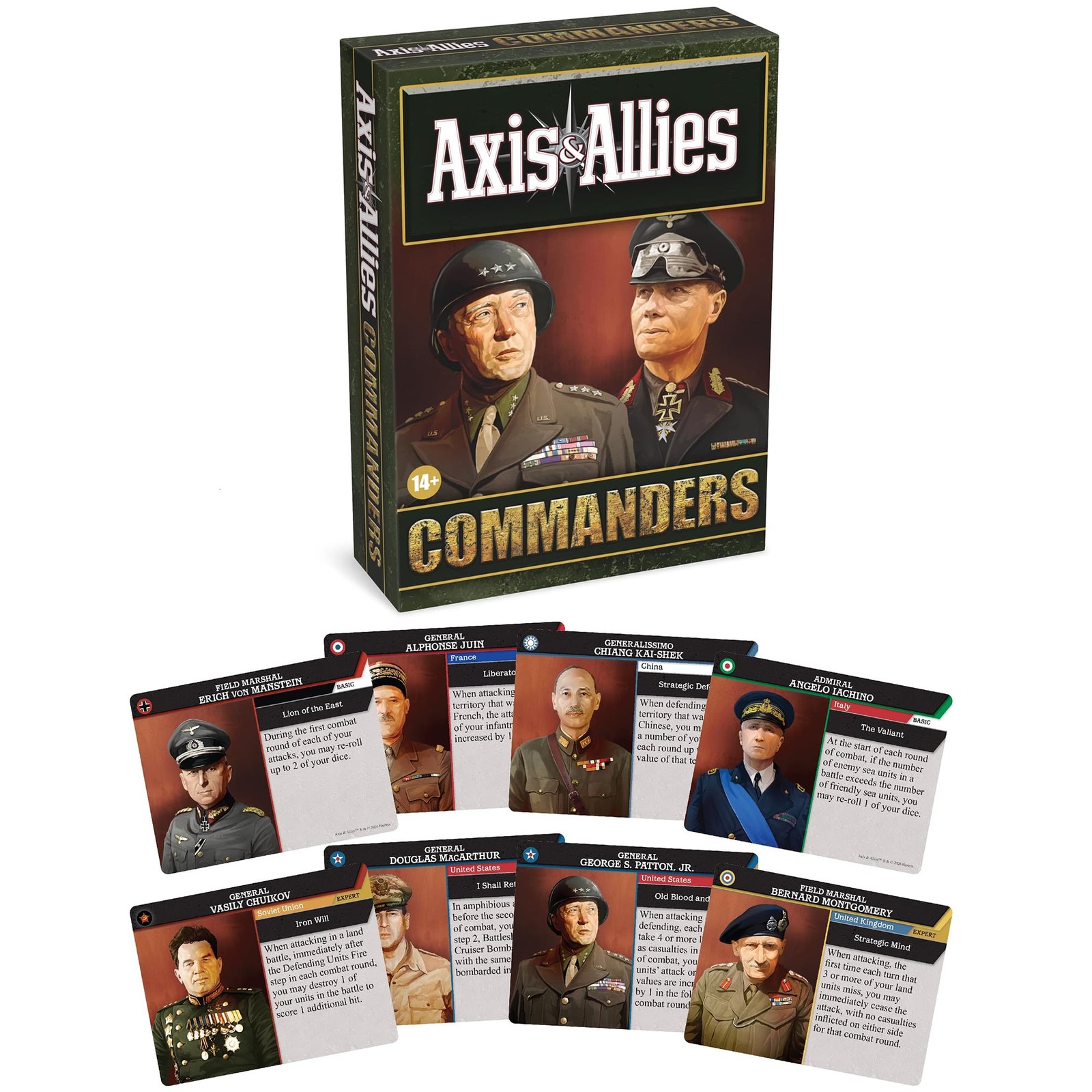Renegade Game Studios Axis & Allies Commanders Expansion – 24 Multicolor