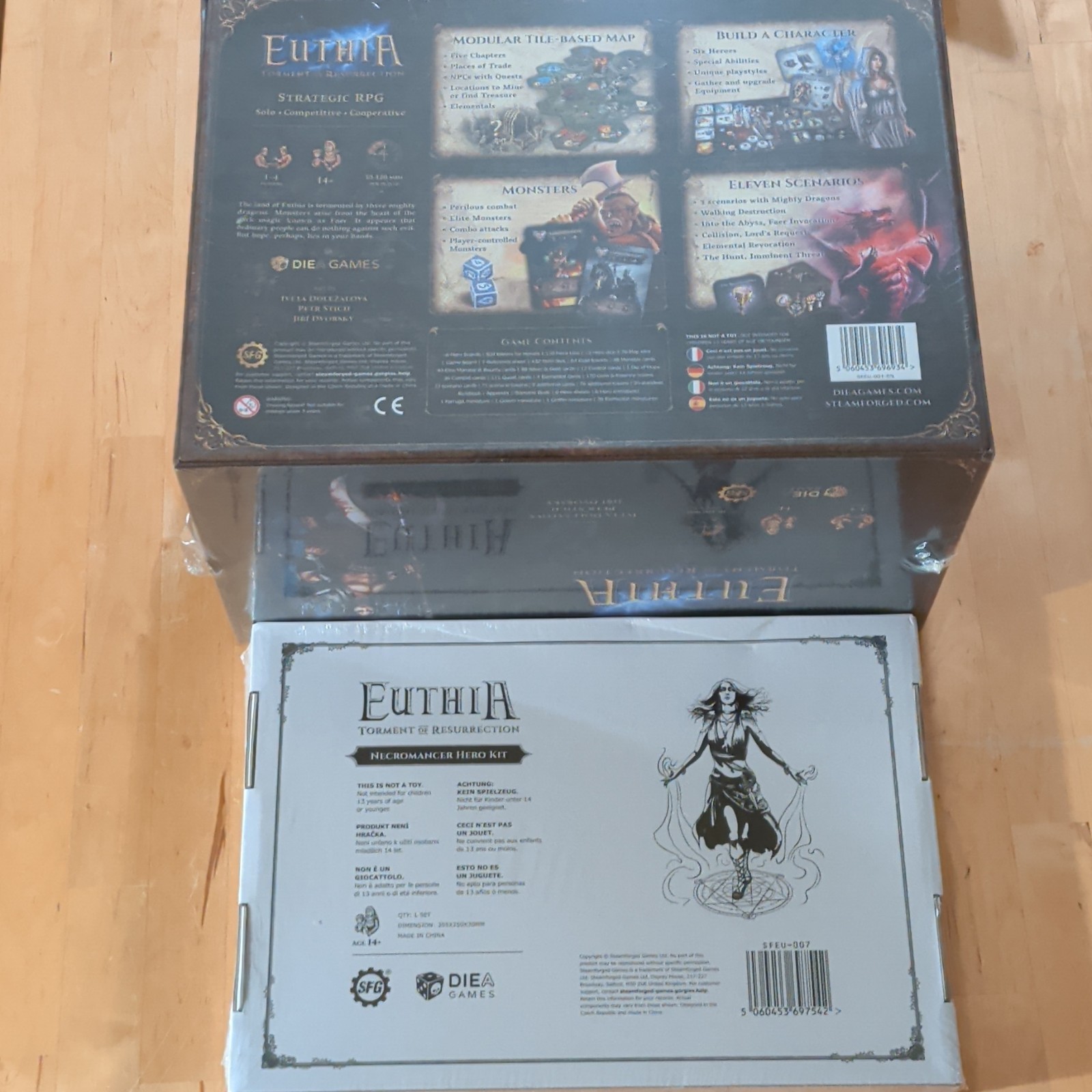 (Diea Games) Euthia: Torment of Resurrection Board Game + Necromancer Hero Kit