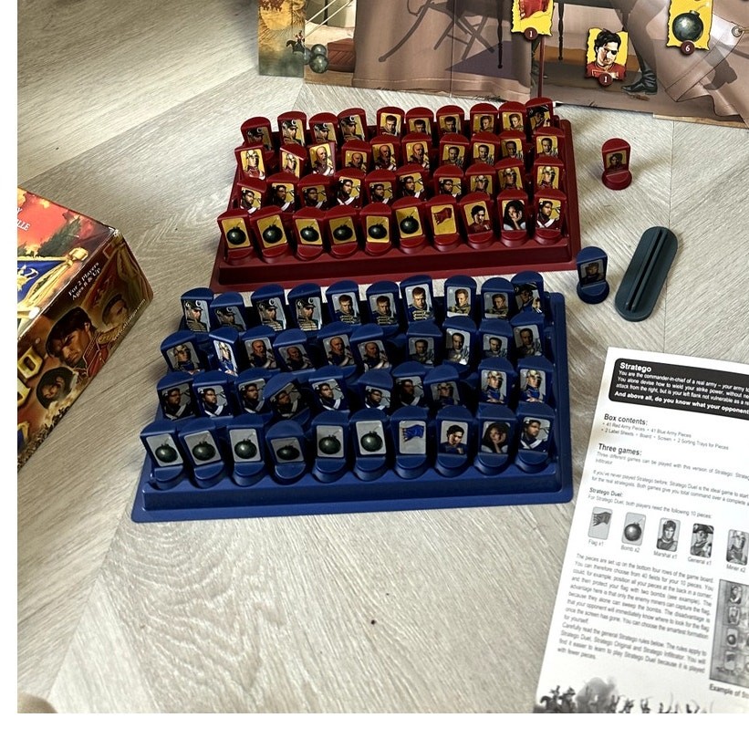 Stratego Original Board Game Royal Jumbo Patch Battlefield Strategy