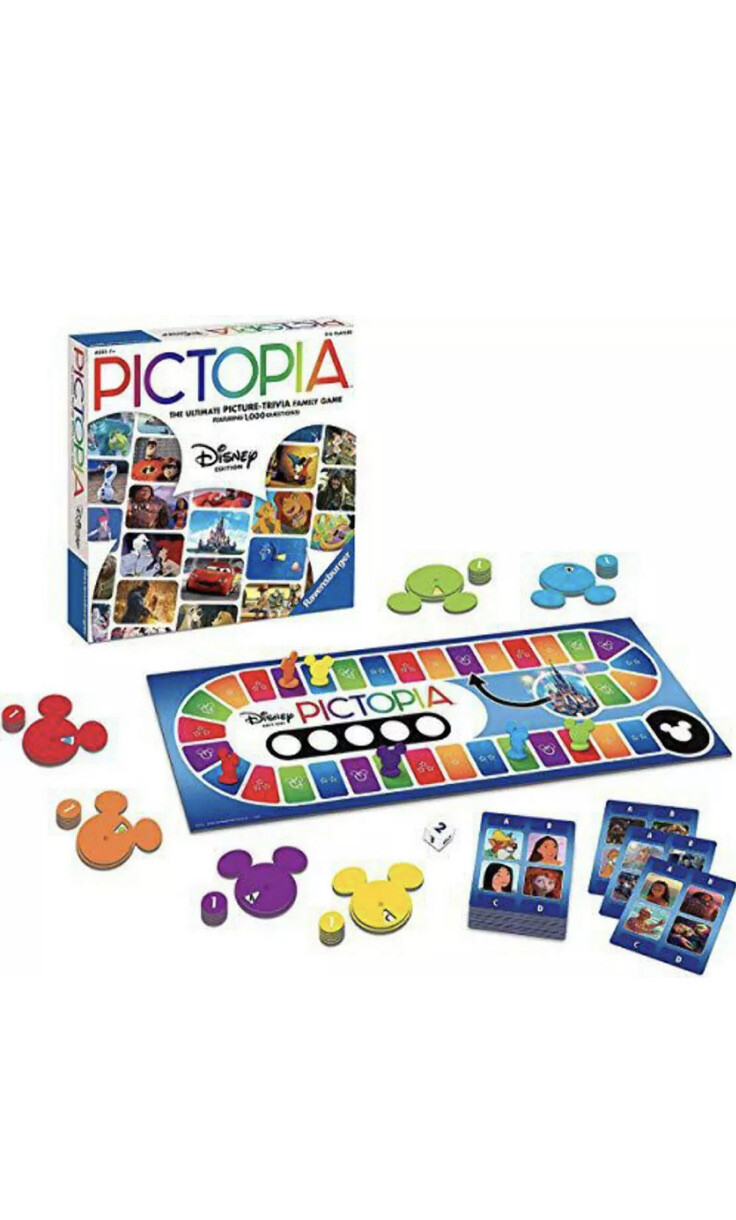 Pictopia-Family Trivia Game: Disney Edition New!