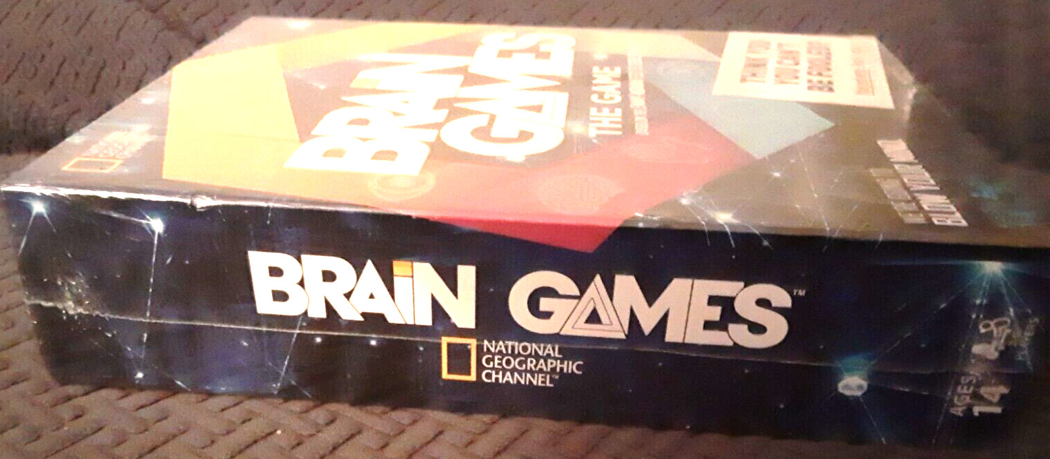Brain Games National Geographic Channel Complete Board Game Family Education NOS