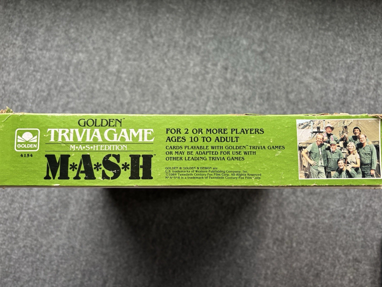 VTG 1984 GOLDEN TRIVIA GAME M*A*S*H EDITION COMPLETE 2+ PLAYERS AGES 10 TO ADULT