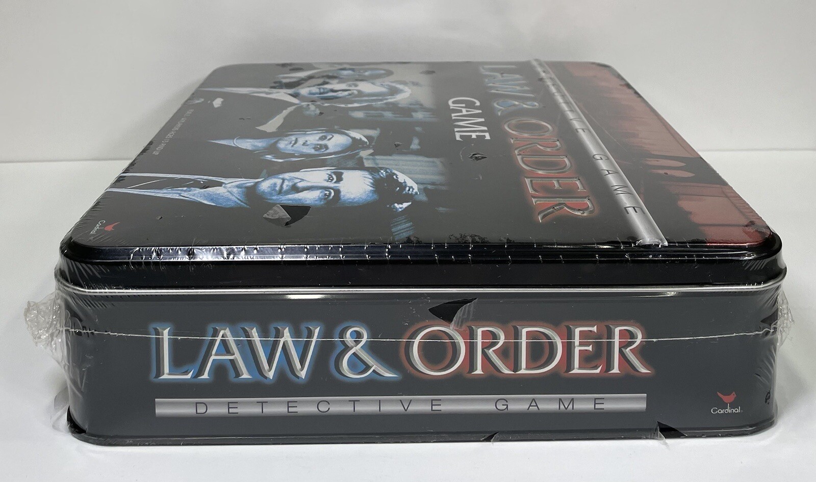 Law and & Order Detective Board Game Tin Case CARDINAL Brand New Factory Sealed