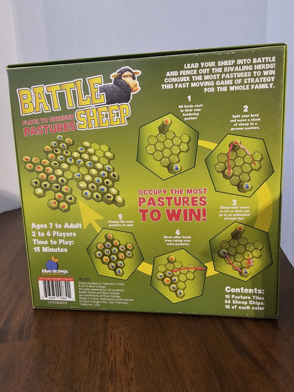 Battle Sheep Flock to Greener Pastures Game Complete! EUC! Award Winner Game