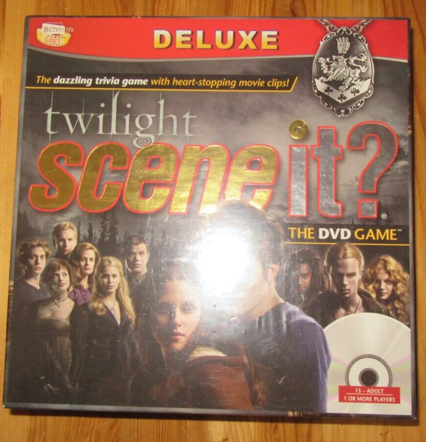 Scene it? Deluxe Twilight DVD Game Dazzling Trivia w/Clips from Movie FUN