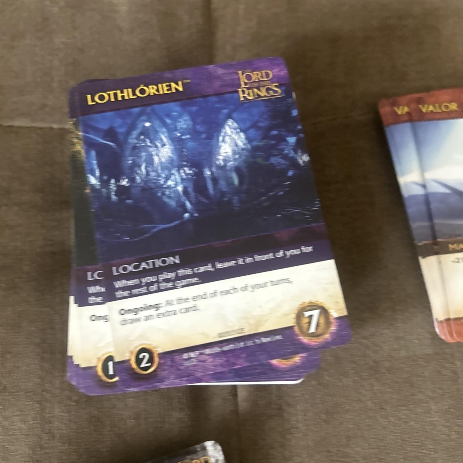 LORD OF THE RINGS Fellowship of the Ring Deck-Building Game LOTR Cryptozoic 2012