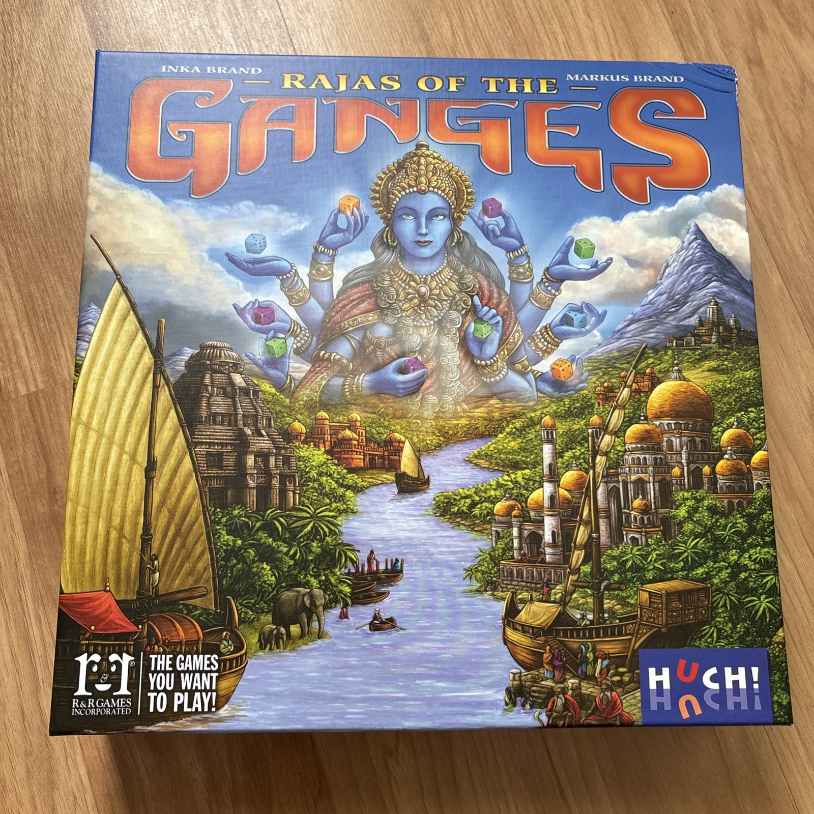 Rajas of The Ganges Strategy Board Game, Goodie Box 1 & 2 (all in base game box)