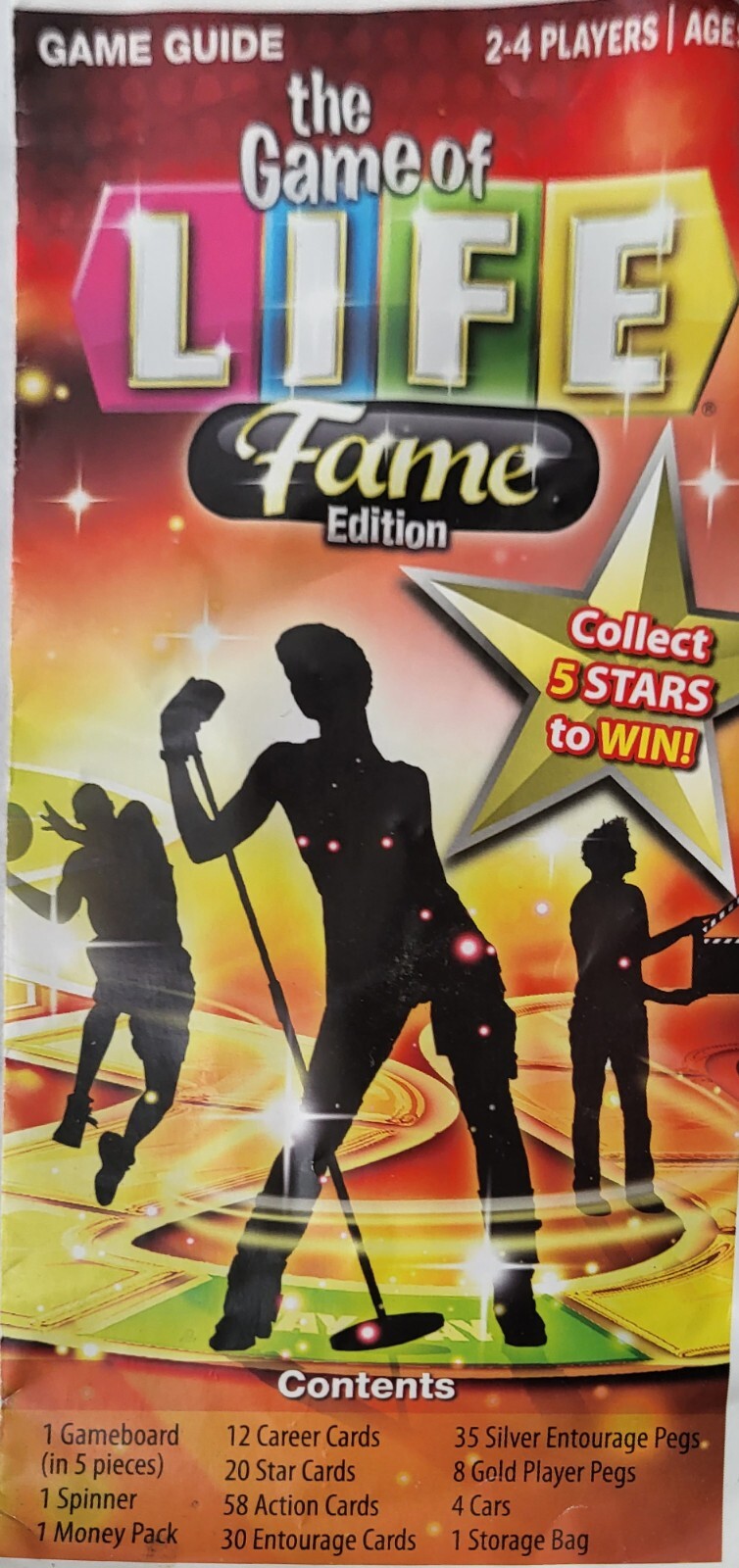 Game of Life Fame Edition New Hasbro Family Night Fun Retro NO BOX
